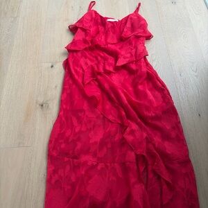 Altar'd State Red Maxi Dress